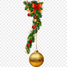 Christmas Decoration Holiday Santa Garland Ornament