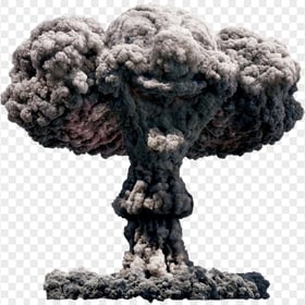 Big Bomb Explosion Smoke