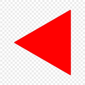 HD Red Left Triangle PNG