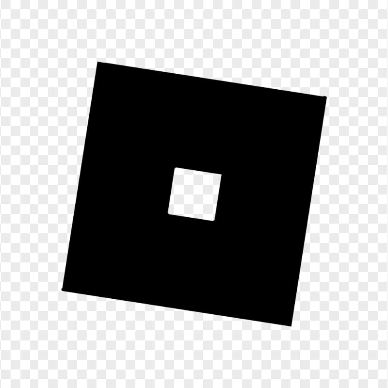 HD Roblox Black Symbol Sign Icon Logo PNG