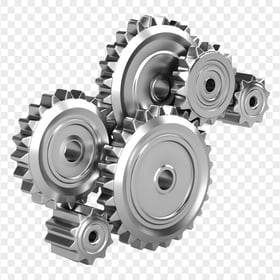 Mechanical Industrial Gears HD PNG