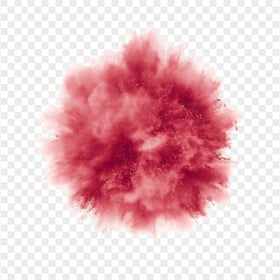 Red Powder Dust Ball Explosion PNG