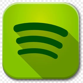Square Spotify Music App Icon PNG