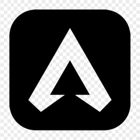 HD Square Black Apex Legends Logo Icon PNG