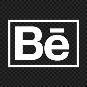 HD Behance BE White Icon Sign Symbol PNG
