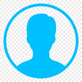 HD Profile User Round Blue Icon Symbol Transparent PNG