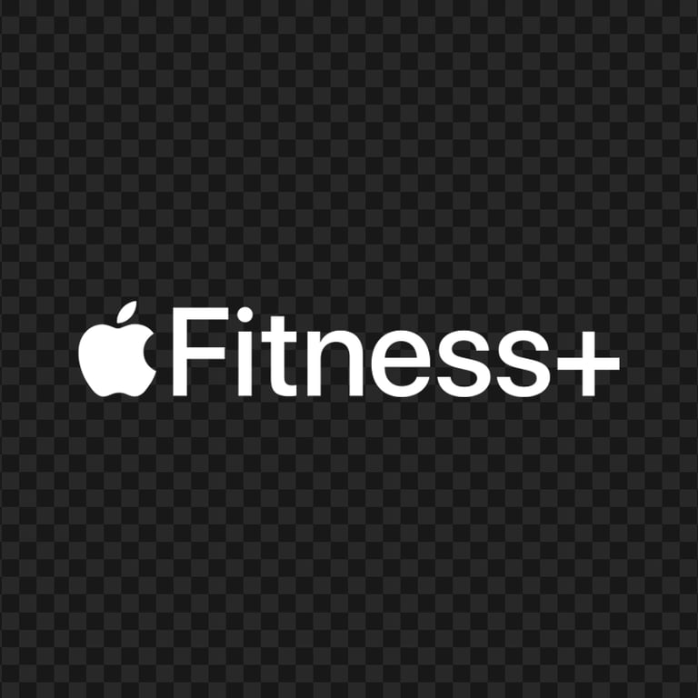 Apple Fitness Plus White Logo HD PNG