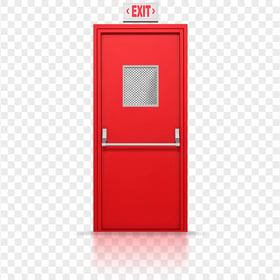 HD Fire Exit Door Illustration Transparent PNG