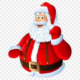 Santa Claus Cartoon Illustration Character FREE PNG