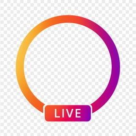 Instagram App Live Profile Circle Icon