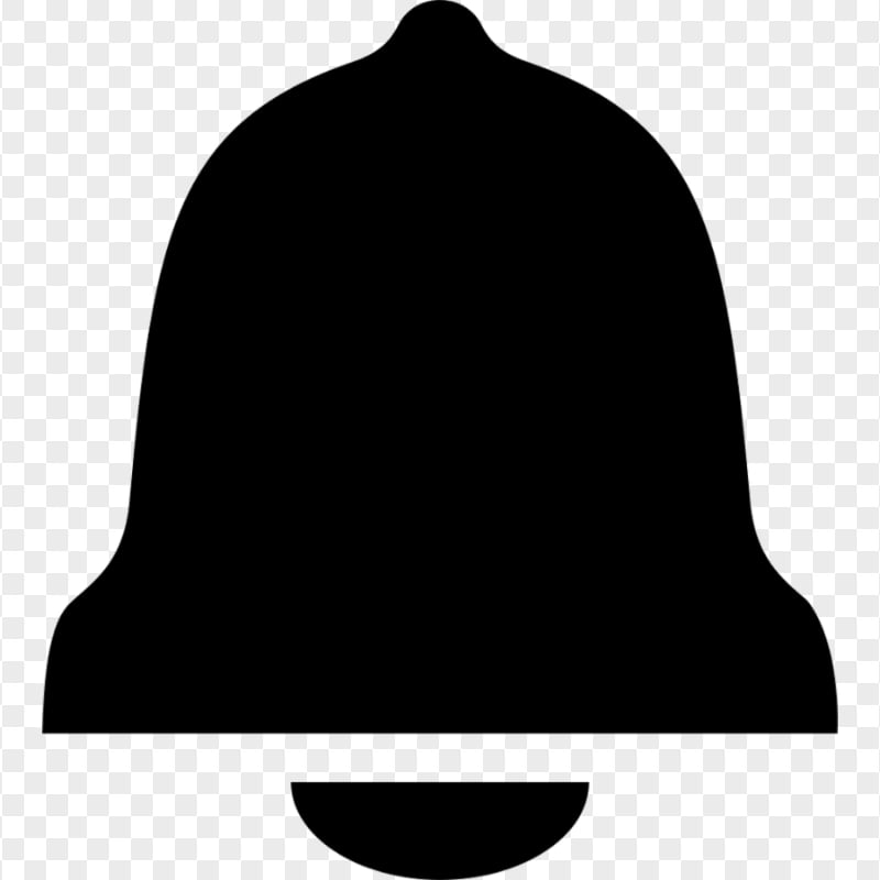 Black Bell Silhouette Icon