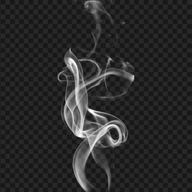 HD White Smoke Rises Up Effect PNG