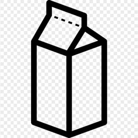 Black Milk Box Icon PNG