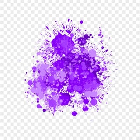 Abstract Purple Drop Paint Splash HD Transparent PNG