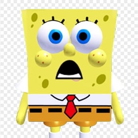 HD Spongebob Roblox Front View Charactrer Transparent PNG