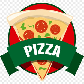 Logo of Pepperoni Pizza Slice fast food illustration PNG IMG