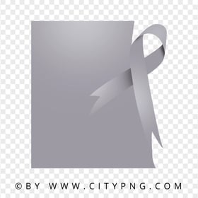 Brain Cancer Square Template Design HD PNG
