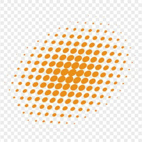 HD Orange  Vector Circle Halftone Geometric PNG