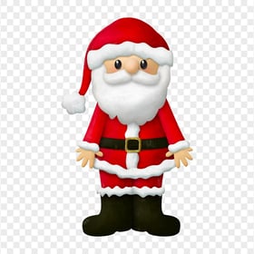 HD Vector Cartoon Christmas Cute Santa Claus PNG