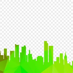 Building City Green Silhouette HD PNG