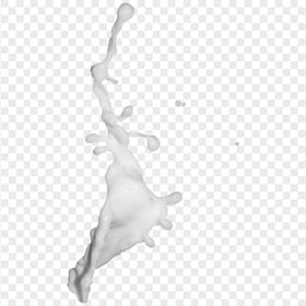 HD Cow Milk Bubble Splash PNG