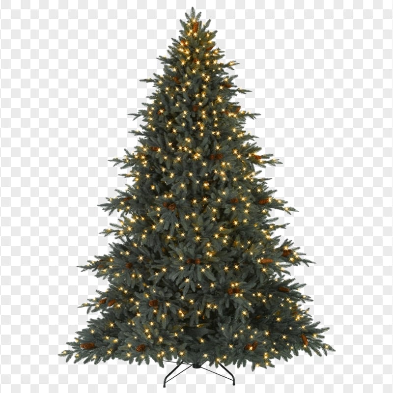HD Balsam Hill Christmas Tree With Light PNG Citypng