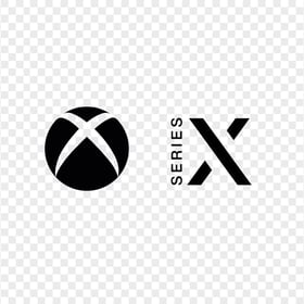 Black Microsoft Xbox Series X Logo