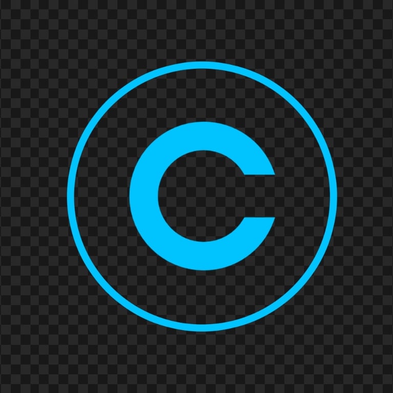 Copyright Blue Logo Icon PNG Image | Citypng