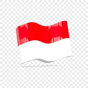 3D Waving Poland Flag Icon PNG