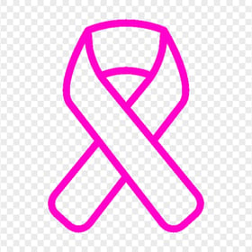 Pink Awareness Breast Cancer Ribbon Icon Transparent PNG