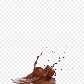 HD Brown Chocolate Liquid Splash PNG