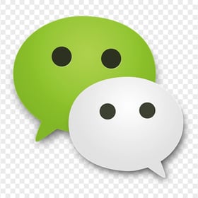 WeChat China App Messages Bubbles Illustration