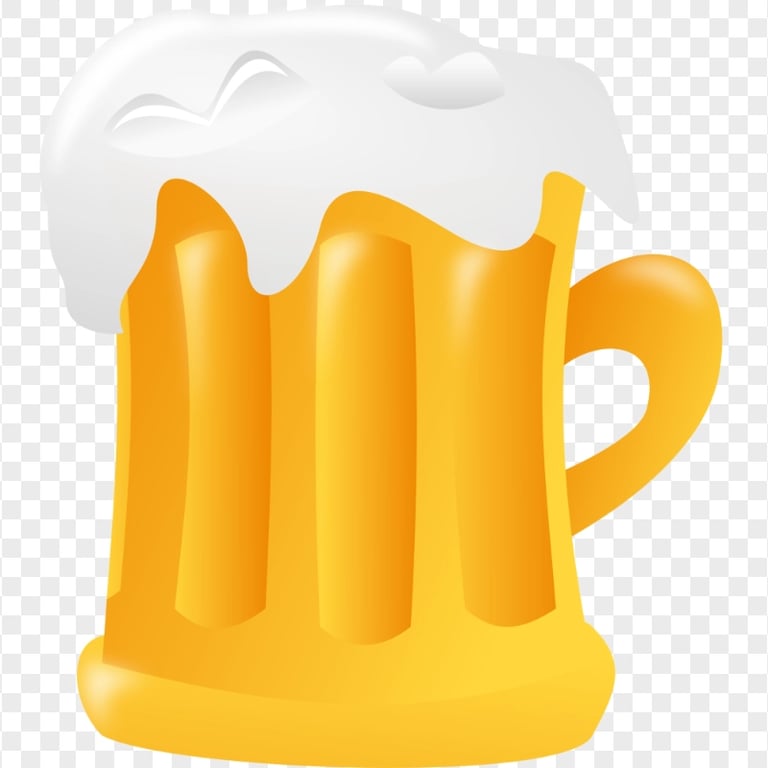 HD Cartoon Beer Glass PNG