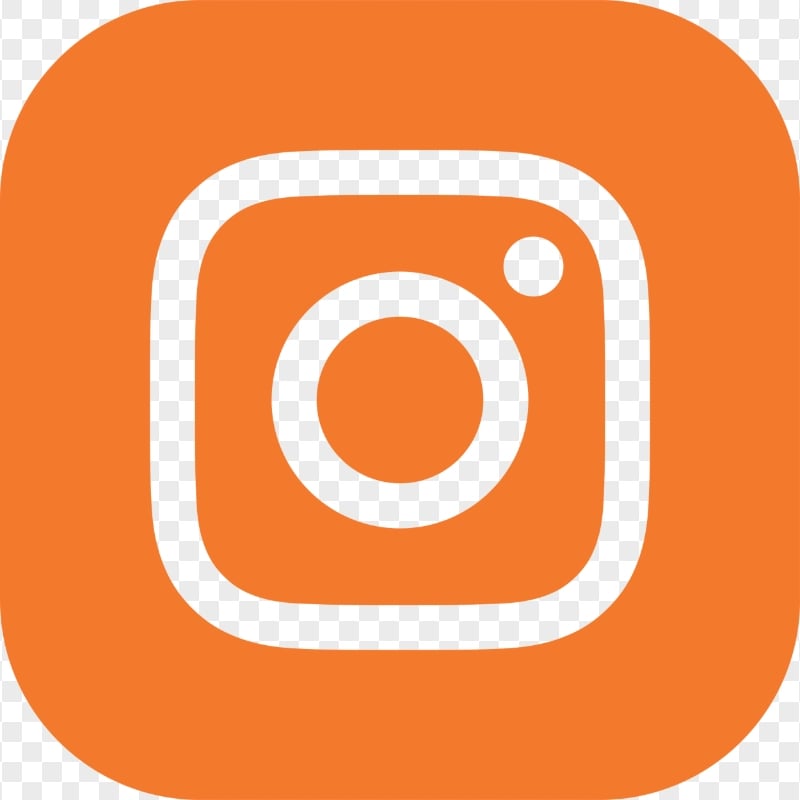 Orange Square Instagram Logo Sign Icon Citypng