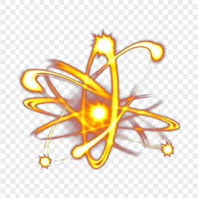 HD Rotating Yellow Flare Light Glow Effect PNG