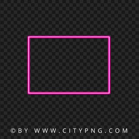 HD PNG Rectangle Neon Pink Frame