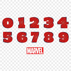 HD Spiderman Numbers Pack Free Transparent Background PNG