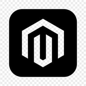 Magento Square Black Logo Icon PNG