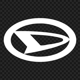 Daihatsu White Logo Emblem HD PNG