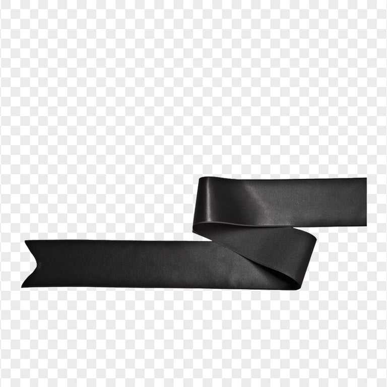 Real Satin Black Bow Ribbon HD PNG | Citypng