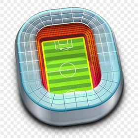 Football Sports Stadium Top View Icon