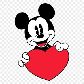 Clipart Walt Disney Mickey Mouse In Love PNG
