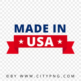 Made In USA Logo Sign Label Design HD PNG