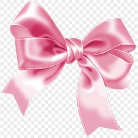 Download Pink Satin Ribbon Bow PNG