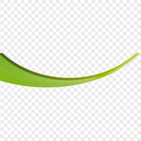 HD Green Abstract Curved Line PNG