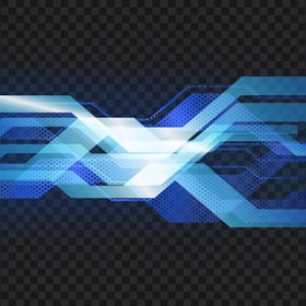 Luminous Technology Blue Abstract HD PNG