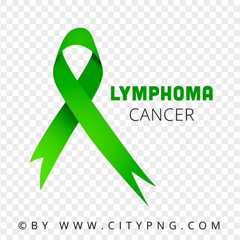 Lymphoma Cancer Lime Ribbon Logo Sign Transparent PNG