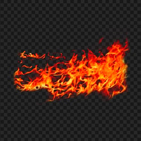 Orange Fire Flames HD PNG