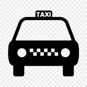 Black Cab Taxi Icon PNG