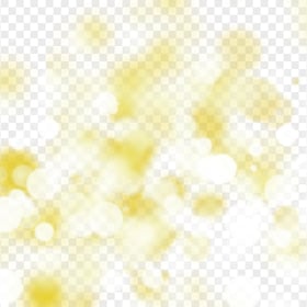HD Bokeh Light Yellow & White Effect PNG